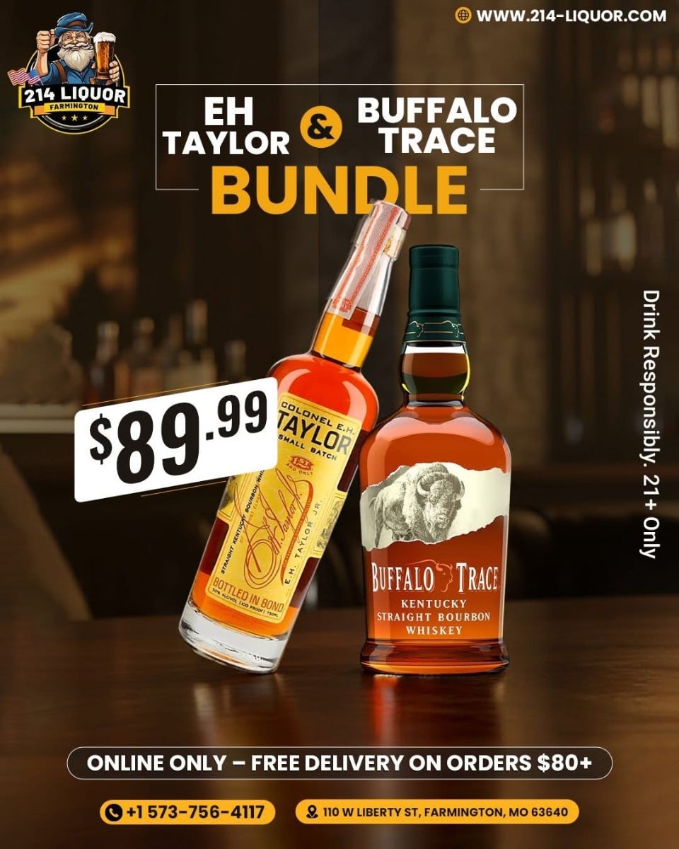 E H TAYLOR 750 ml & Buffalo trace 750 ml