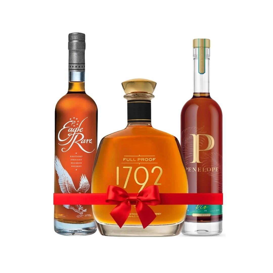 EAGLE RARE 750 ML & 1792 Full Proof  &  Penelope rio 750 Ml