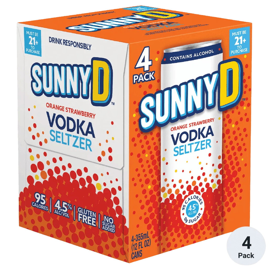Sunny Day Vodka Seltzer 4 PK