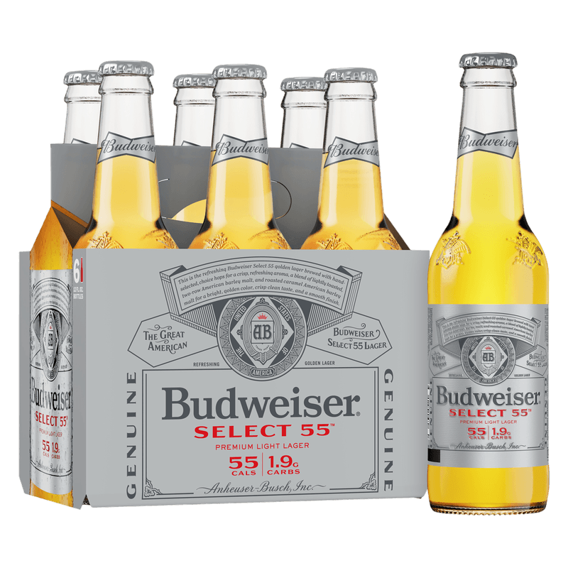 BUD SELECT 6PK 12OZ BTL