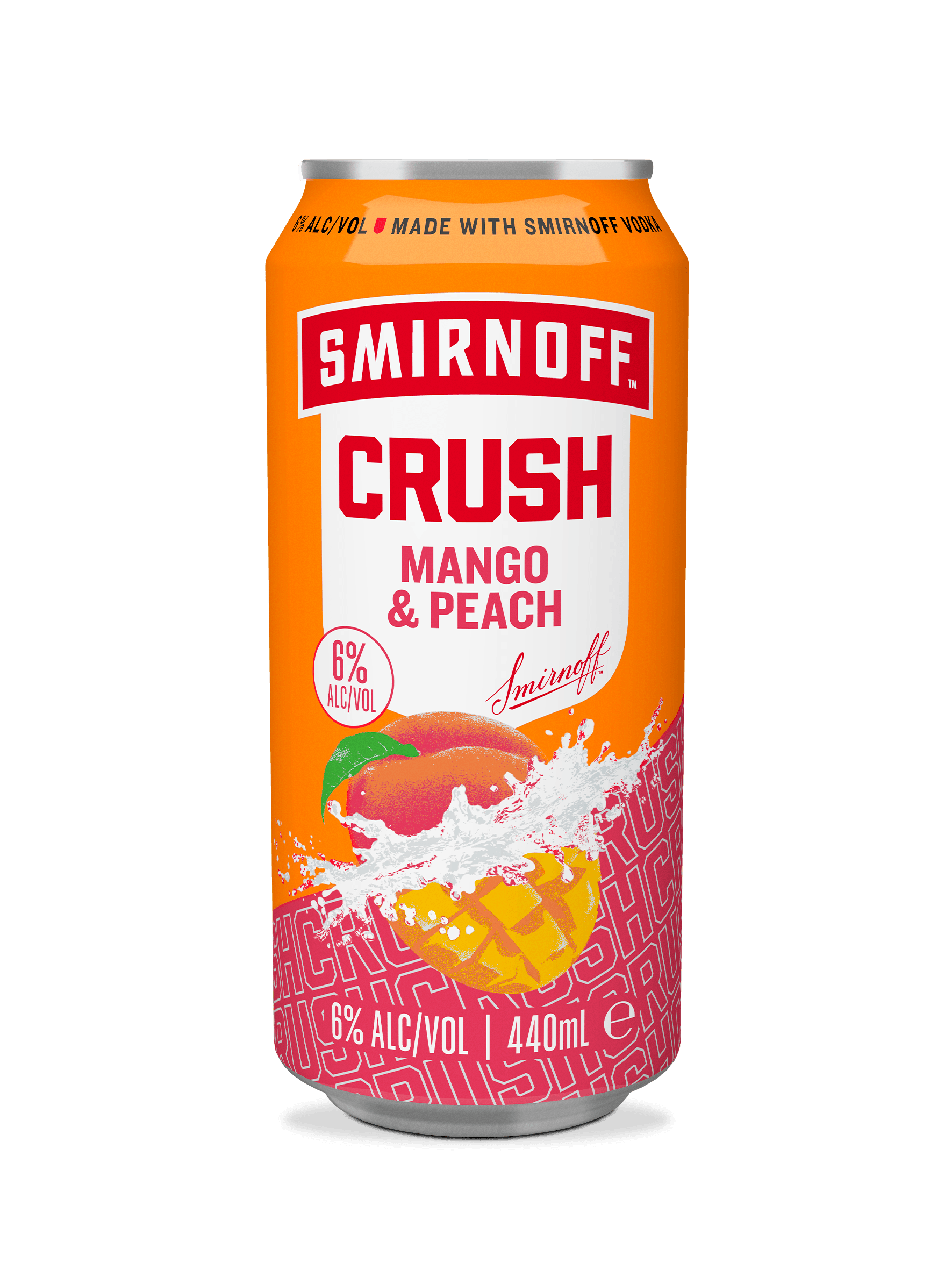 SMIRNOFF 16OZ SMASH PEACH MNGO CAN